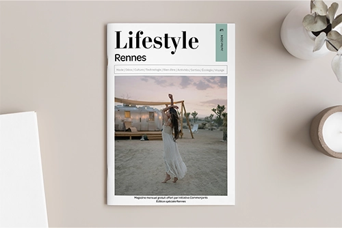 Couverture du magazine local Lifestyle.